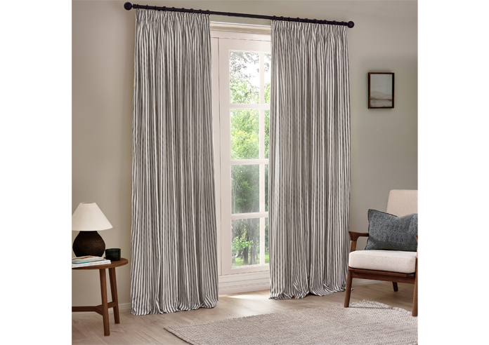 Hebden Pencil Pleat, Grey - Ready Made Curtains - Image 7